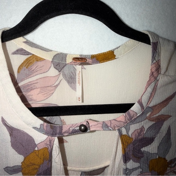 Free People Orchid Print Swing Tunic - Picture 7 of 9